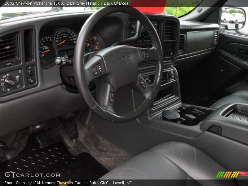 Dark Gray Metallic / Dark Charcoal 2003 Chevrolet Avalanche 1500