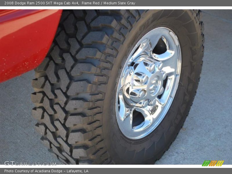 Flame Red / Medium Slate Gray 2008 Dodge Ram 2500 SXT Mega Cab 4x4