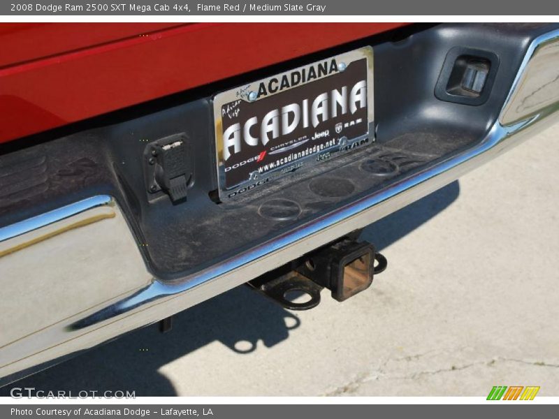 Flame Red / Medium Slate Gray 2008 Dodge Ram 2500 SXT Mega Cab 4x4