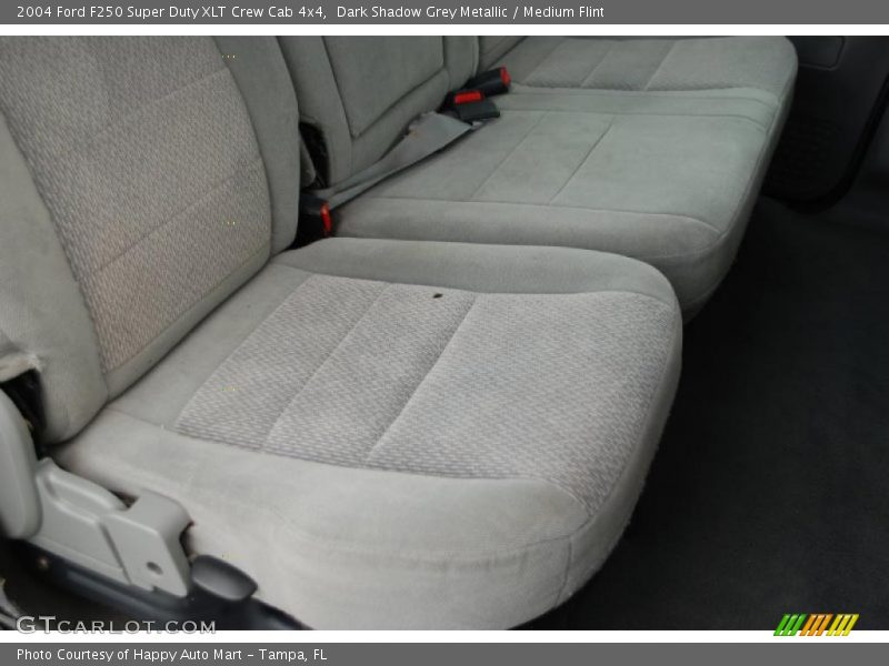 Dark Shadow Grey Metallic / Medium Flint 2004 Ford F250 Super Duty XLT Crew Cab 4x4