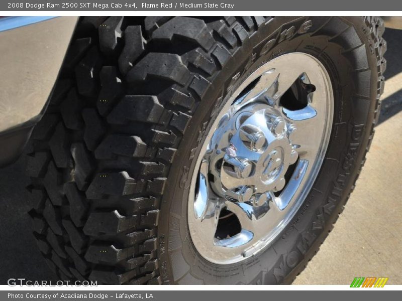 Flame Red / Medium Slate Gray 2008 Dodge Ram 2500 SXT Mega Cab 4x4
