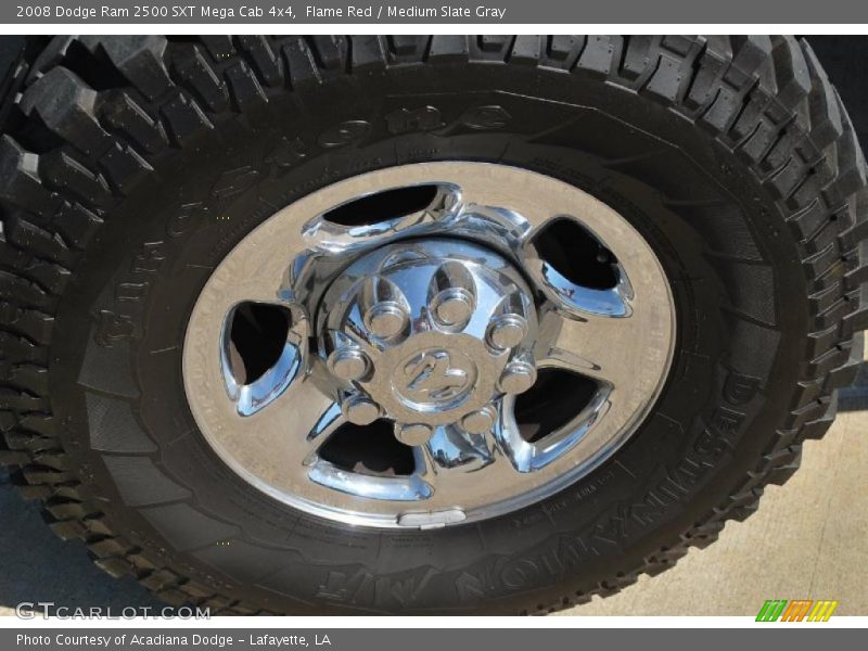 Flame Red / Medium Slate Gray 2008 Dodge Ram 2500 SXT Mega Cab 4x4