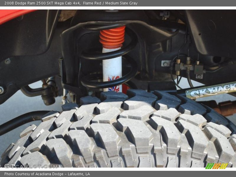 Flame Red / Medium Slate Gray 2008 Dodge Ram 2500 SXT Mega Cab 4x4