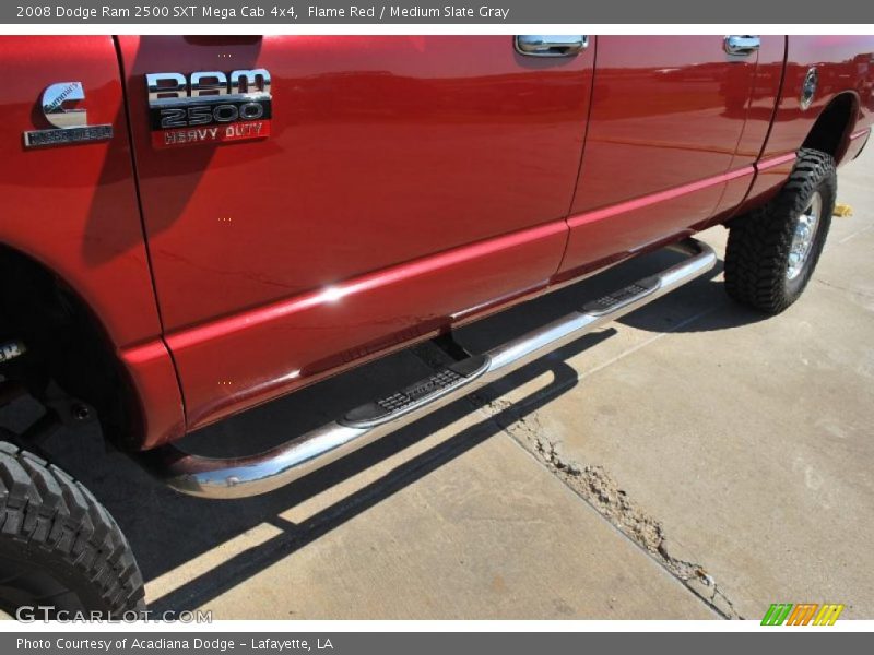 Flame Red / Medium Slate Gray 2008 Dodge Ram 2500 SXT Mega Cab 4x4