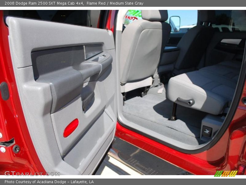 Flame Red / Medium Slate Gray 2008 Dodge Ram 2500 SXT Mega Cab 4x4