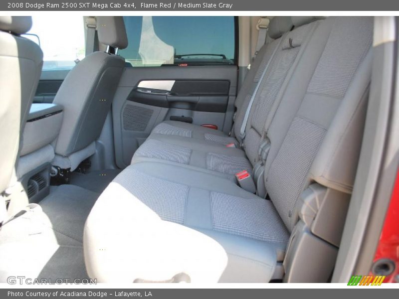 Flame Red / Medium Slate Gray 2008 Dodge Ram 2500 SXT Mega Cab 4x4
