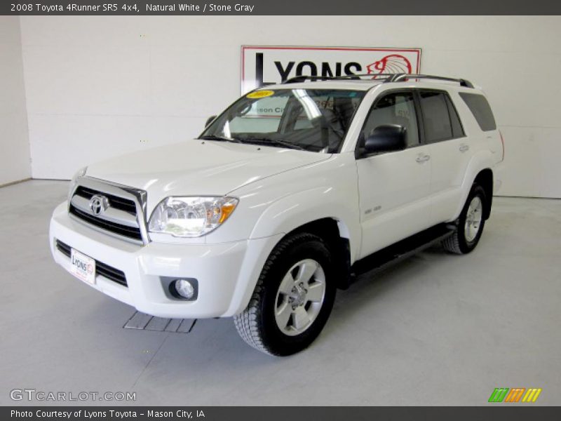 Natural White / Stone Gray 2008 Toyota 4Runner SR5 4x4