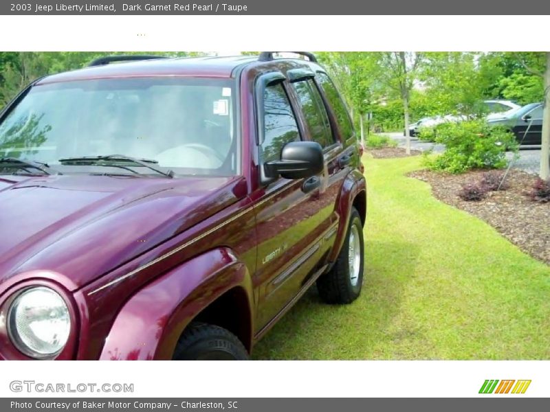 Dark Garnet Red Pearl / Taupe 2003 Jeep Liberty Limited