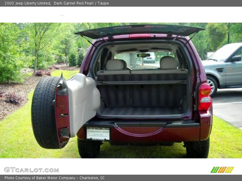 Dark Garnet Red Pearl / Taupe 2003 Jeep Liberty Limited