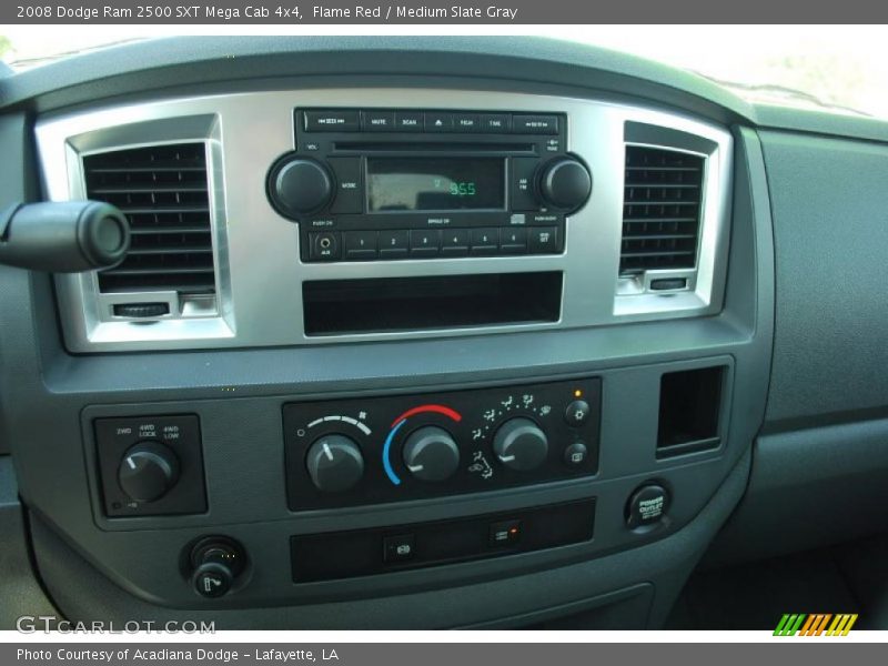 Controls of 2008 Ram 2500 SXT Mega Cab 4x4