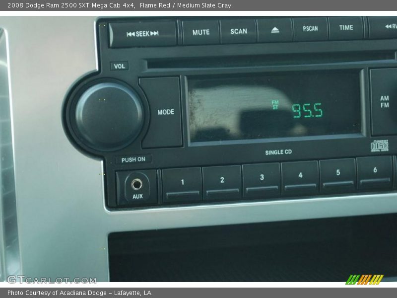 Flame Red / Medium Slate Gray 2008 Dodge Ram 2500 SXT Mega Cab 4x4