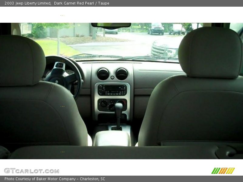 Dark Garnet Red Pearl / Taupe 2003 Jeep Liberty Limited