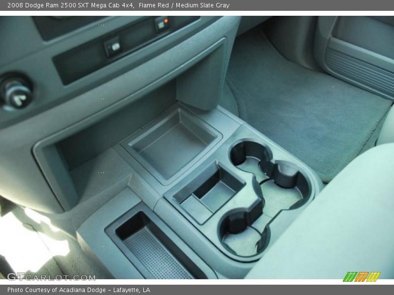 Flame Red / Medium Slate Gray 2008 Dodge Ram 2500 SXT Mega Cab 4x4