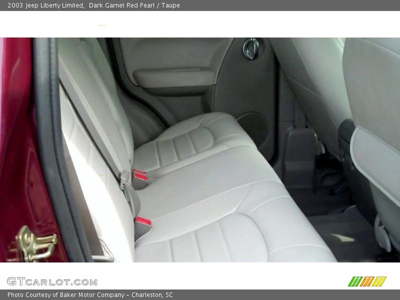 Dark Garnet Red Pearl / Taupe 2003 Jeep Liberty Limited