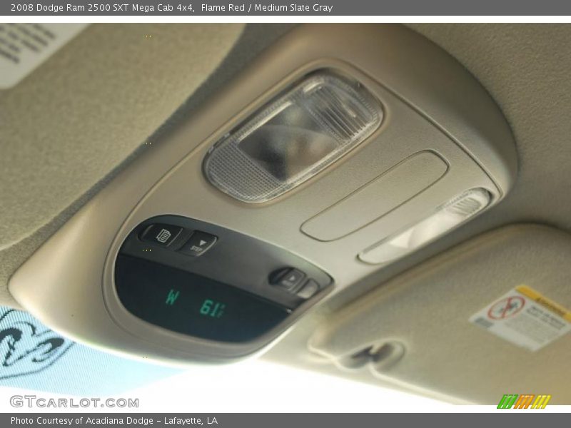Flame Red / Medium Slate Gray 2008 Dodge Ram 2500 SXT Mega Cab 4x4