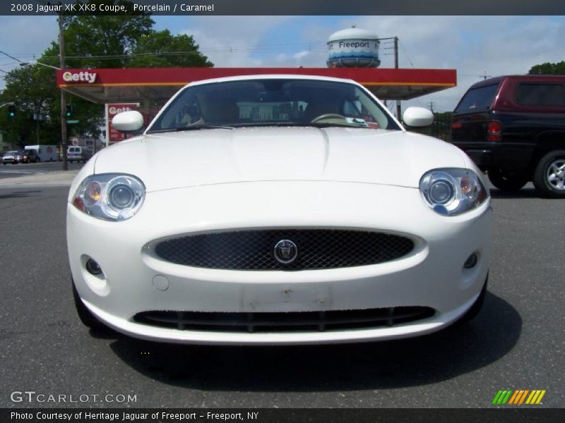 Porcelain / Caramel 2008 Jaguar XK XK8 Coupe