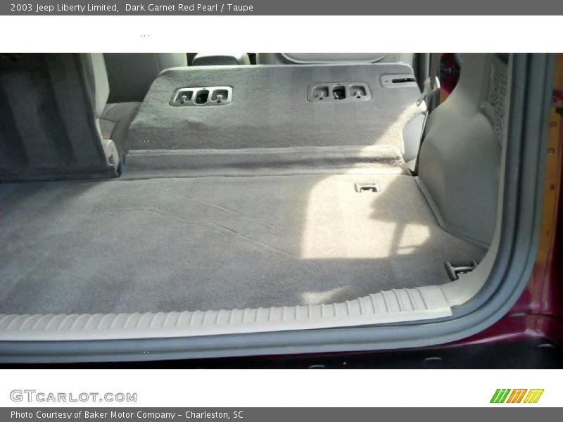 Dark Garnet Red Pearl / Taupe 2003 Jeep Liberty Limited