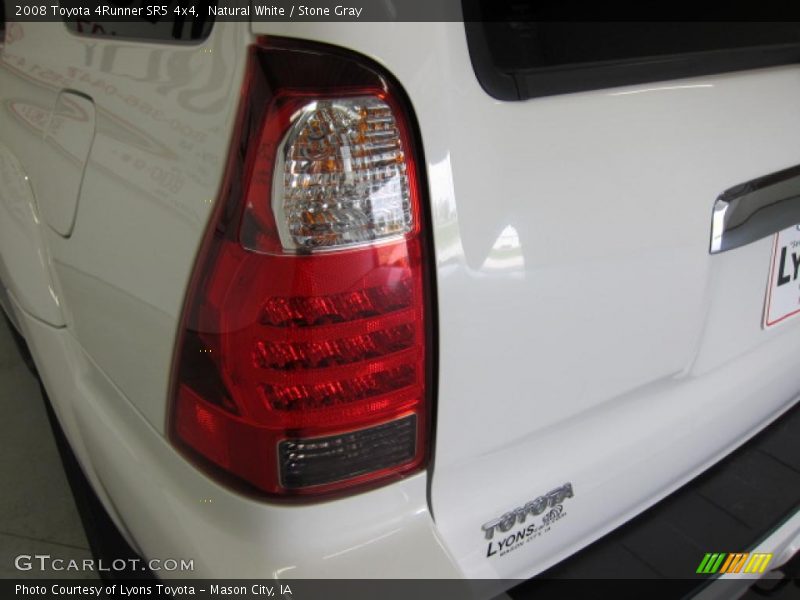 Natural White / Stone Gray 2008 Toyota 4Runner SR5 4x4