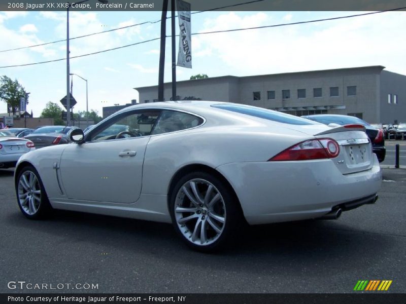 Porcelain / Caramel 2008 Jaguar XK XK8 Coupe
