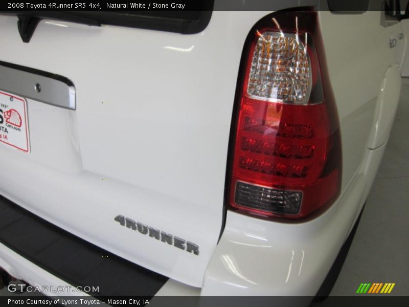 Natural White / Stone Gray 2008 Toyota 4Runner SR5 4x4