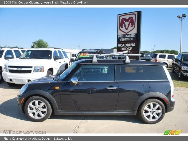 Astro Black Metallic / Grey/Black 2008 Mini Cooper Clubman