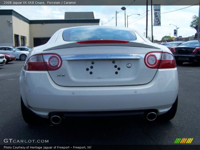 Porcelain / Caramel 2008 Jaguar XK XK8 Coupe