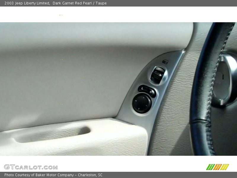 Dark Garnet Red Pearl / Taupe 2003 Jeep Liberty Limited