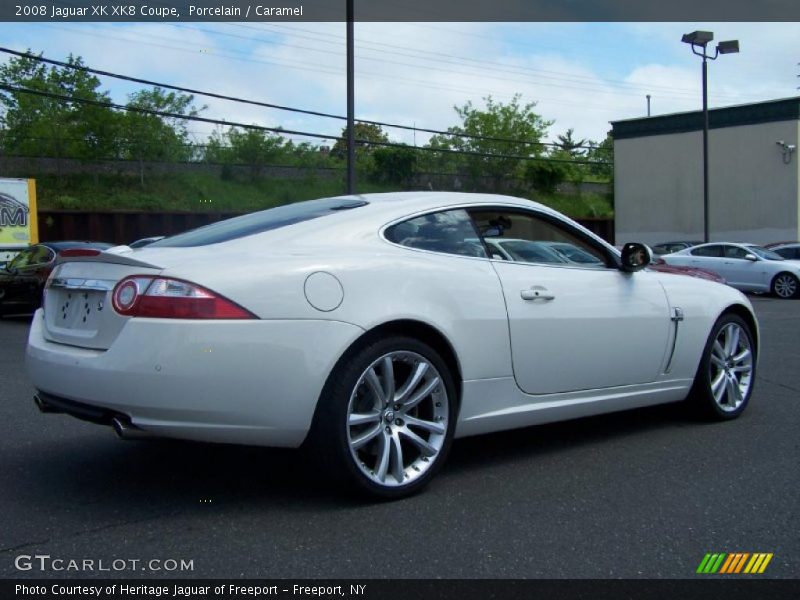 Porcelain / Caramel 2008 Jaguar XK XK8 Coupe