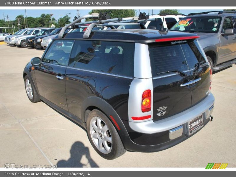 Astro Black Metallic / Grey/Black 2008 Mini Cooper Clubman
