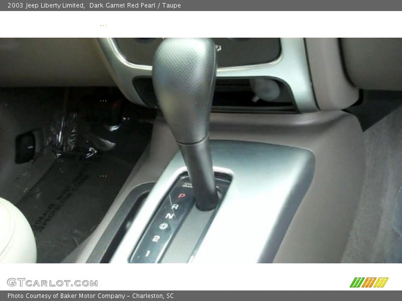 Dark Garnet Red Pearl / Taupe 2003 Jeep Liberty Limited