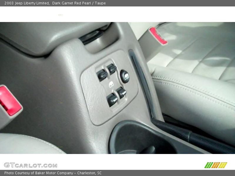 Dark Garnet Red Pearl / Taupe 2003 Jeep Liberty Limited