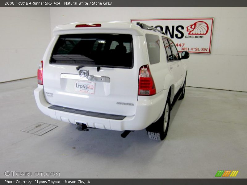 Natural White / Stone Gray 2008 Toyota 4Runner SR5 4x4