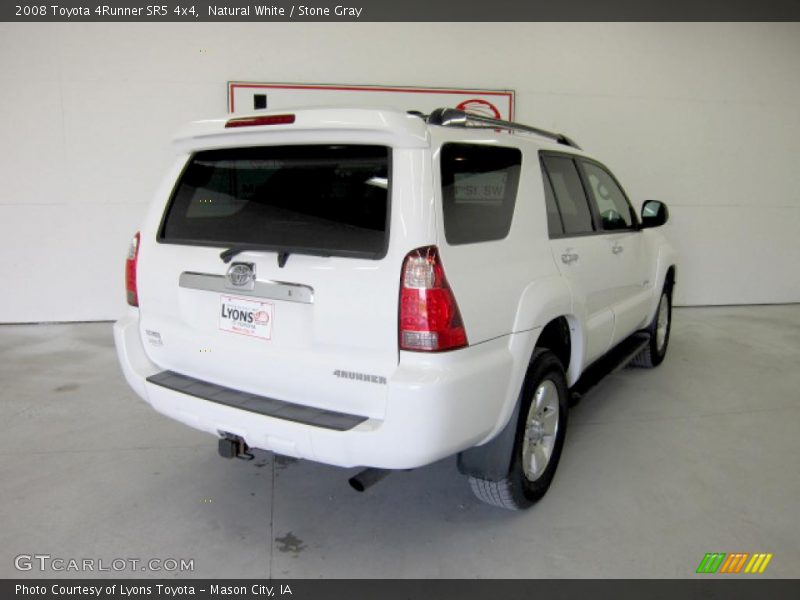 Natural White / Stone Gray 2008 Toyota 4Runner SR5 4x4