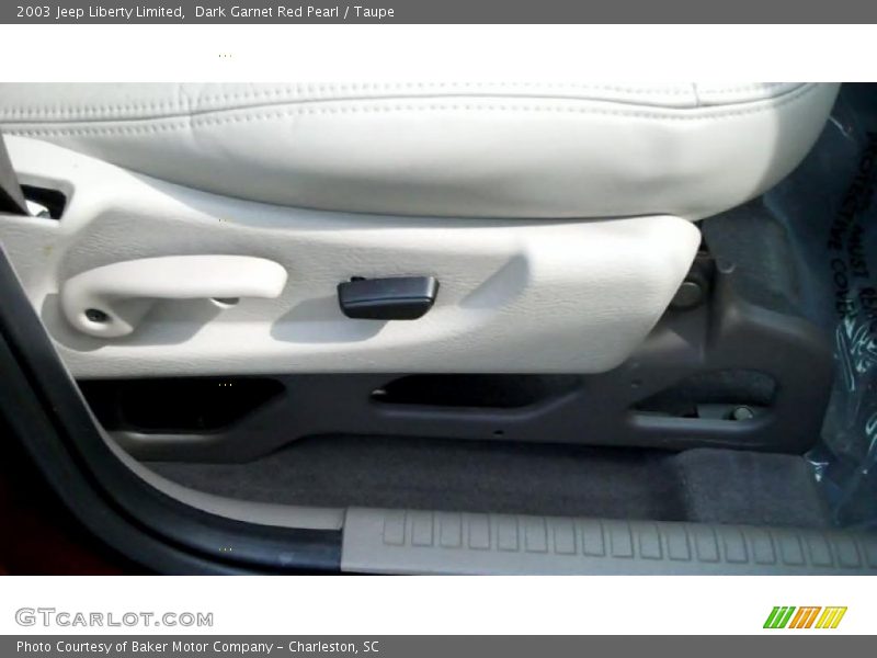 Dark Garnet Red Pearl / Taupe 2003 Jeep Liberty Limited