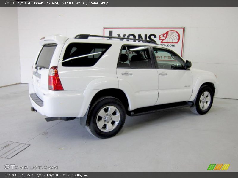Natural White / Stone Gray 2008 Toyota 4Runner SR5 4x4