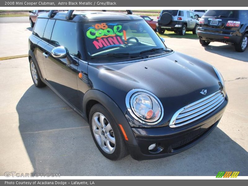 Astro Black Metallic / Grey/Black 2008 Mini Cooper Clubman