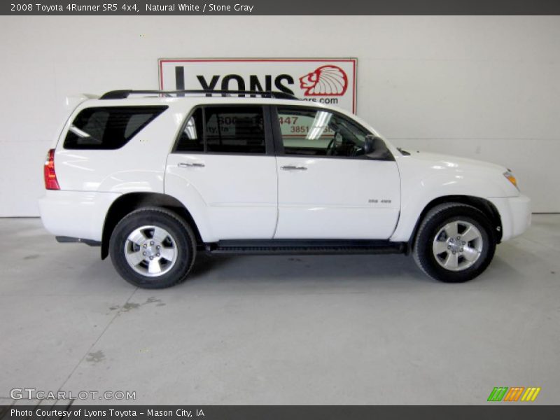 Natural White / Stone Gray 2008 Toyota 4Runner SR5 4x4