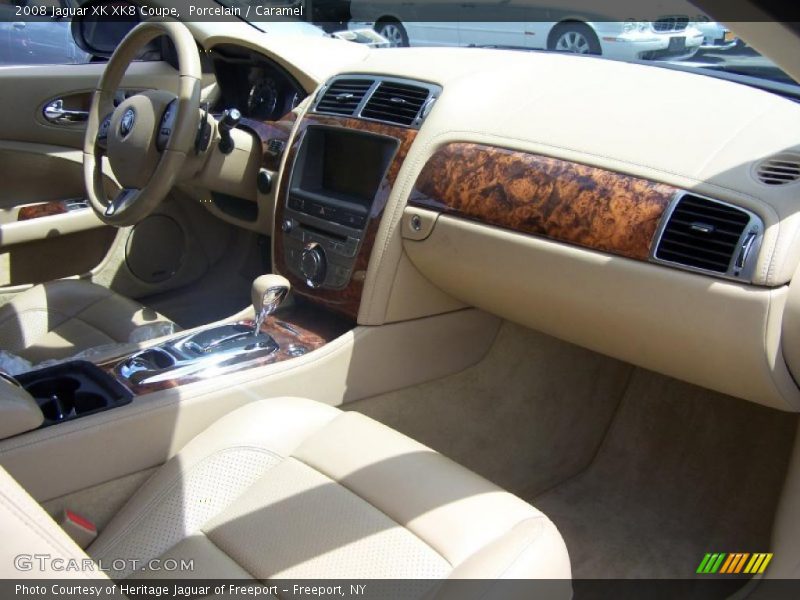 Porcelain / Caramel 2008 Jaguar XK XK8 Coupe