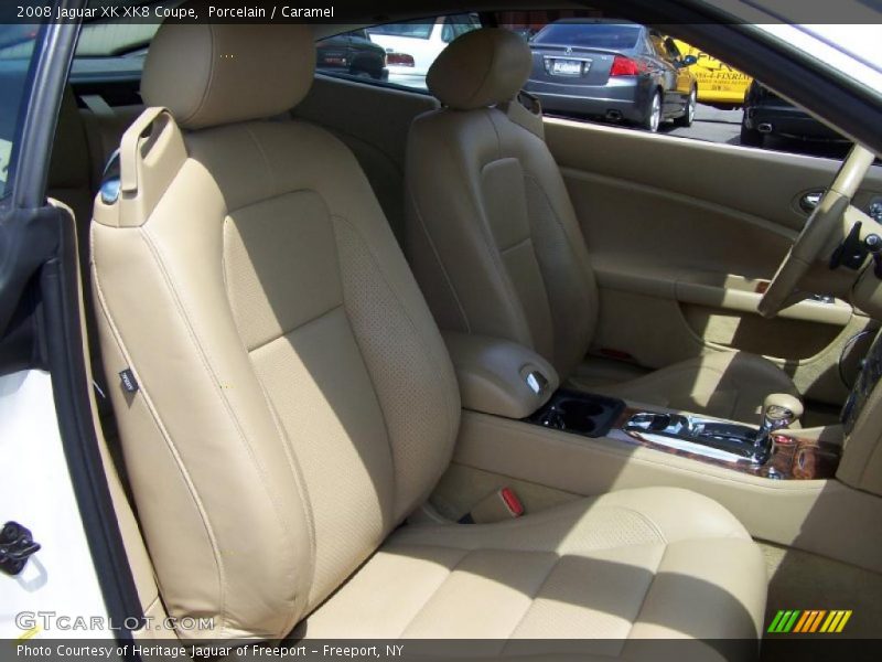 Porcelain / Caramel 2008 Jaguar XK XK8 Coupe