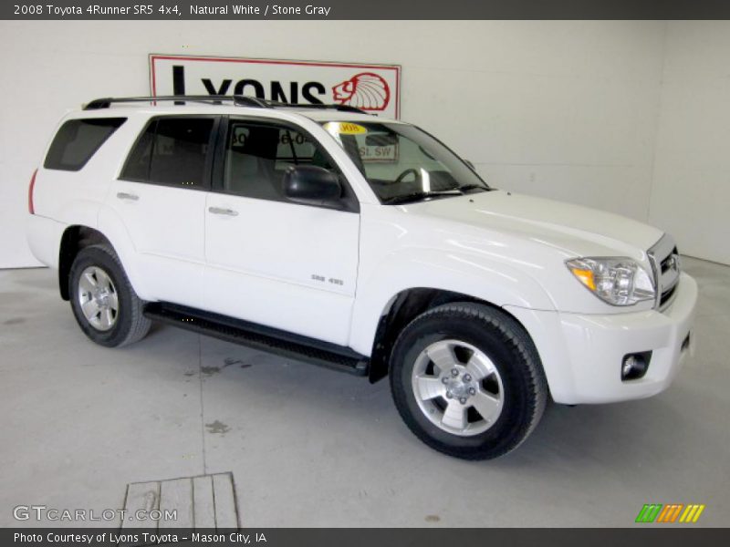 Natural White / Stone Gray 2008 Toyota 4Runner SR5 4x4