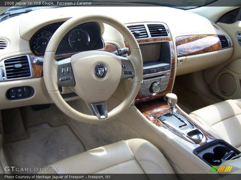  2008 XK XK8 Coupe Caramel Interior