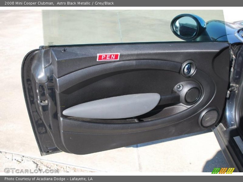 Astro Black Metallic / Grey/Black 2008 Mini Cooper Clubman