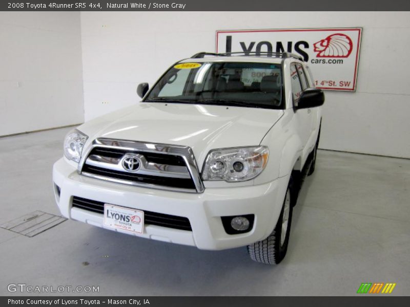 Natural White / Stone Gray 2008 Toyota 4Runner SR5 4x4