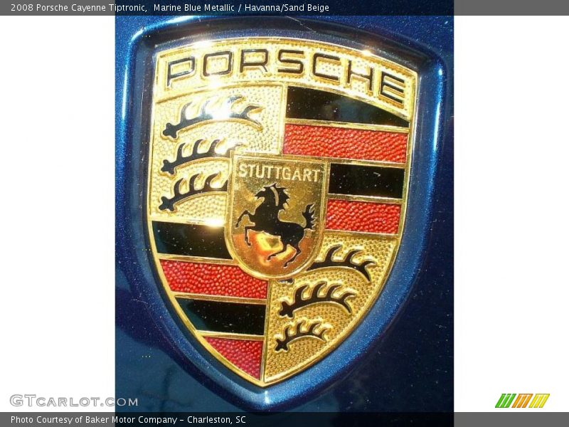 Marine Blue Metallic / Havanna/Sand Beige 2008 Porsche Cayenne Tiptronic