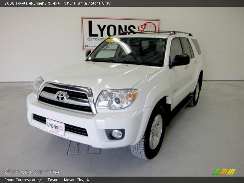 Natural White / Stone Gray 2008 Toyota 4Runner SR5 4x4