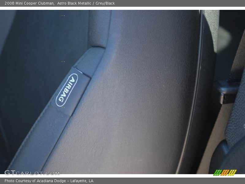 Astro Black Metallic / Grey/Black 2008 Mini Cooper Clubman