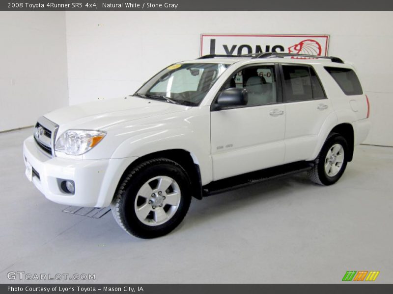 Natural White / Stone Gray 2008 Toyota 4Runner SR5 4x4