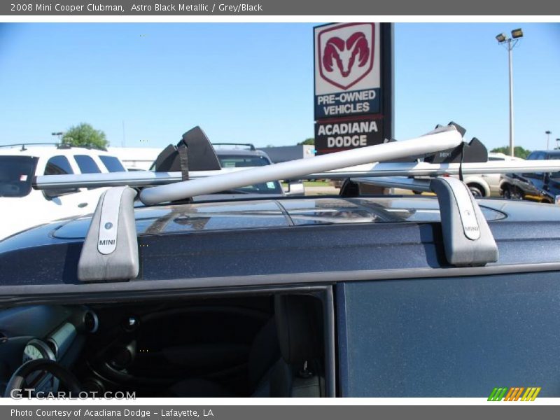 Astro Black Metallic / Grey/Black 2008 Mini Cooper Clubman