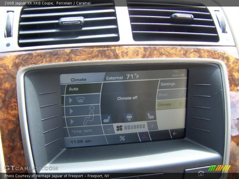 Porcelain / Caramel 2008 Jaguar XK XK8 Coupe