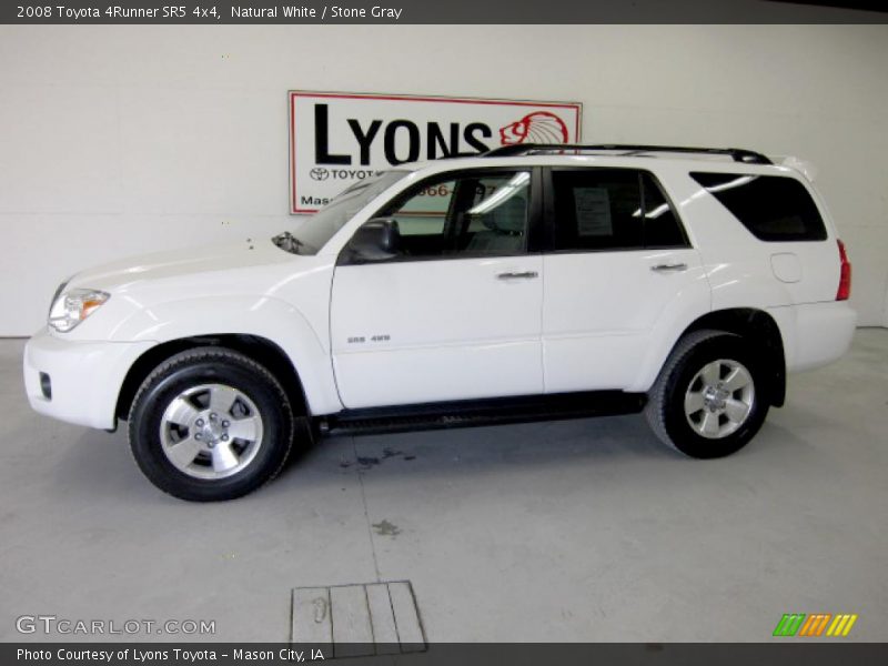 Natural White / Stone Gray 2008 Toyota 4Runner SR5 4x4